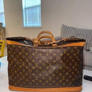 Louis Vuitton Brown and Tan Monogram Travel Bag